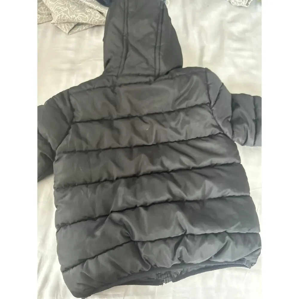 Jumping Beans Black Puffer Coat size 4